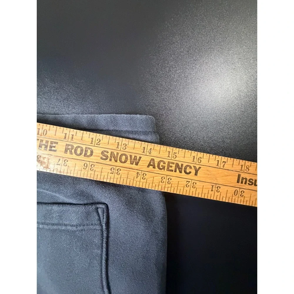 Hollister Kids Boys Black Fleece Jogger Sweatpants Embroidered Logo Size S